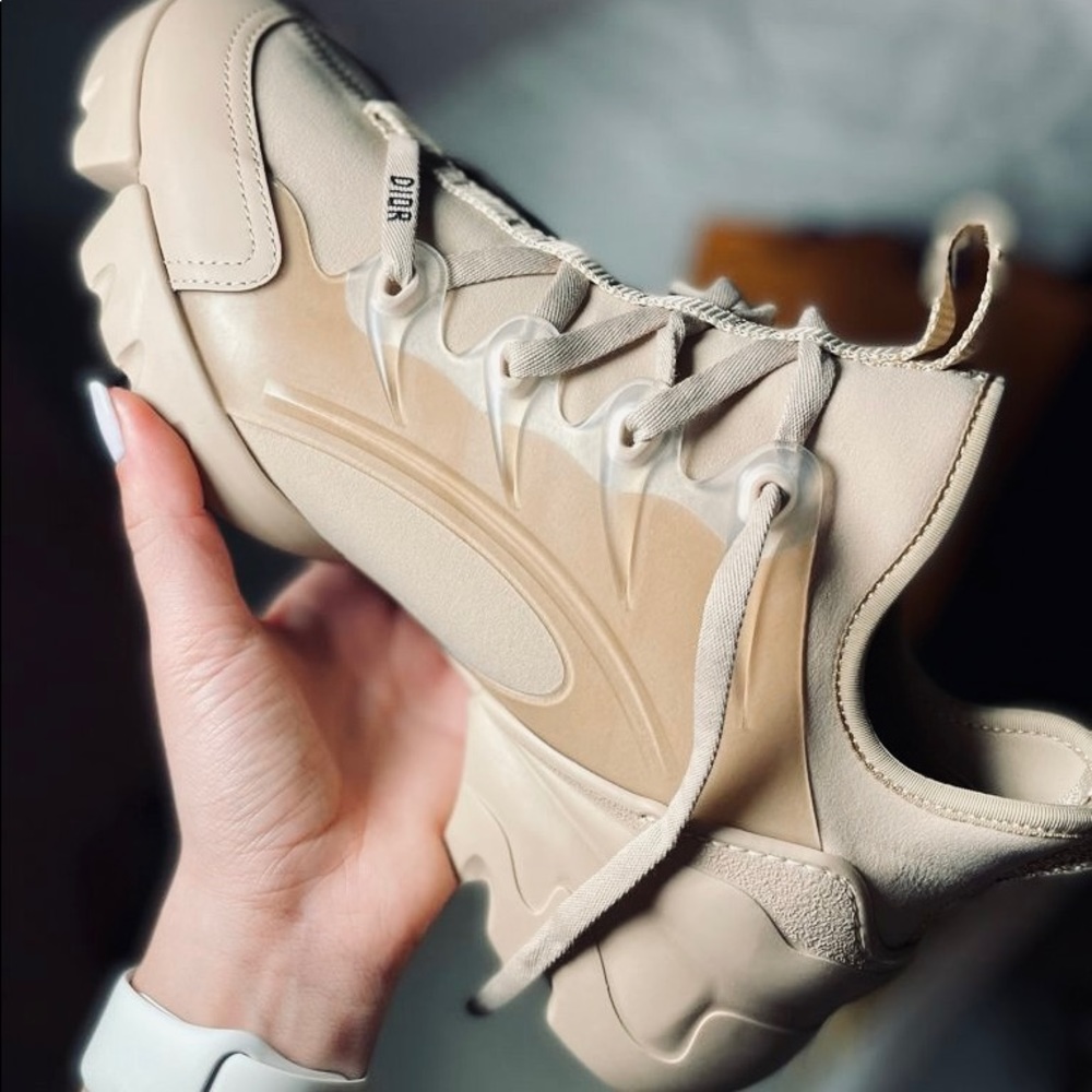 Dior connect Sneaker Nude Technical fabric
